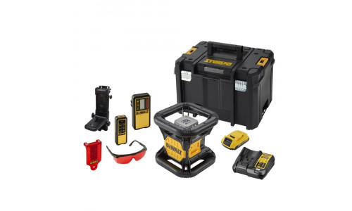 Самовыравнивающийся ротационный КРАСНЫЙ лазерный уровень DeWALT DCE079D1R