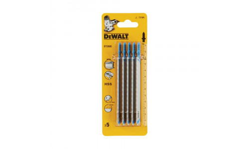 Пилка для лобзика DeWALT DT2085, по металлу HSS 132 x 108 x 1.2 x 3 мм, T318A, 5 шт.