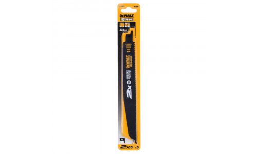 Полотно DeWALT DT2307L, по дереву с гвоздями для сабельных пил биметаллическое, BiM, 228 x 4.2 мм, S1110VF, 5 шт.