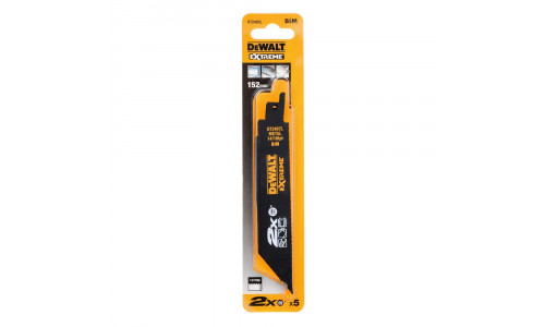 Полотно DeWALT DT2407L, по металлу для сабельных пил биметаллическое, BiM, 152 x 1.4-1.8 мм, S936BEF, 5 шт.