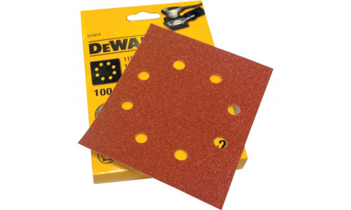 Шлифлисты перфорированные DeWALT DT3014, 115 x 140 мм, 100G, 25 шт.