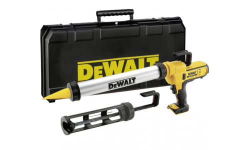 Аккумуляторный пистолет для герметика DeWALT 18 В, 2500 Н, 584 мм/мин, без АКБ и ЗУ, в кейсе