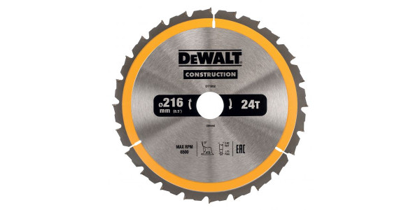 Пильный диск DeWALT CONSTRUCTION DT1952