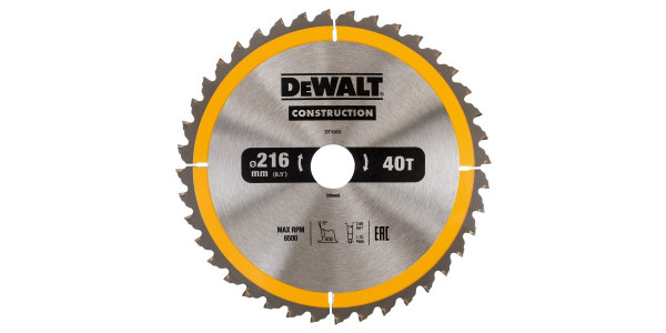 Пильный диск DeWALT CONSTRUCT DT1953