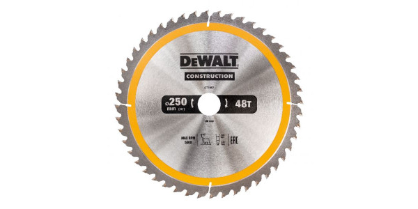 Пильный диск DEWALT CONSTRUCT DT1957, 250/30 мм.