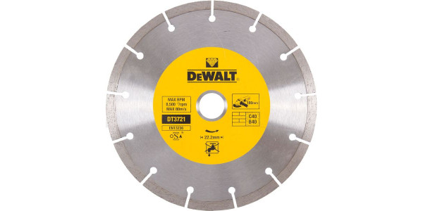 Алмазный круг сегментный универсальный DeWALT DT3721