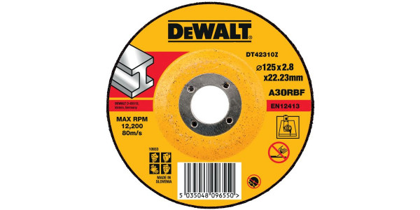 Круг отрезной DeWALT INDUSTRIAL DT42310Z 125 x 2.8 x 22.2 мм (1шт)   