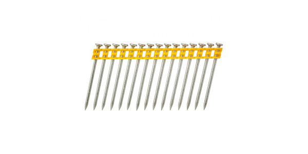 Гвозди DEWALT DCN8901050, для DCN890 по бетону, (Желтые) 2.6 x 50, оцинкованные, 510 шт./пачка