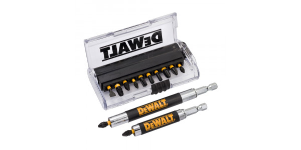 Набор бит DeWALT DT70512T, EXTREME IMPACT TORSION 25 мм, в тонком карманном чехле, 14 шт.