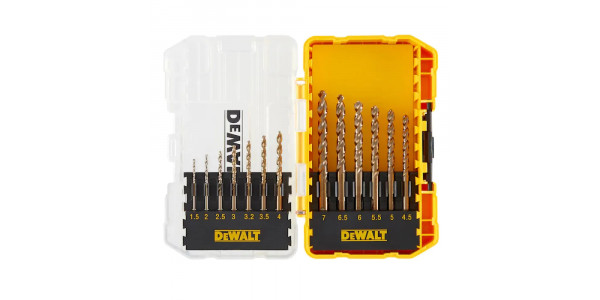 Набор сверл DeWALT DT70710 по металлу HSS-G, 1.5-7мм, 13шт