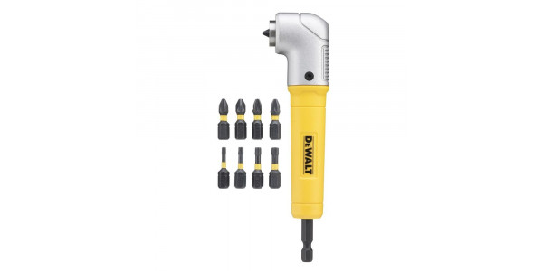 Угловая насадка ударная DeWALT DT71517T, IMPACT + биты, 9 шт.