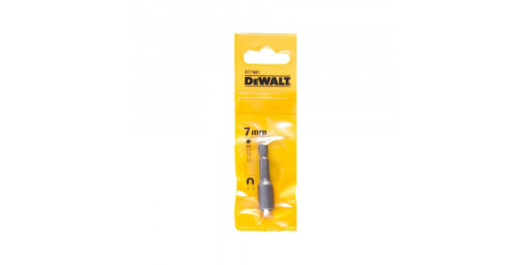Торцевой ключ DeWALT DT7401, 1/4 дюйма, №7 x 50 мм, магнитный