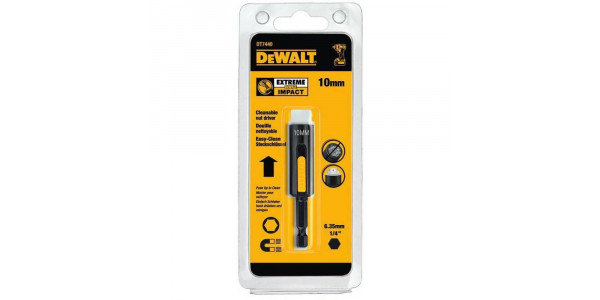 Торцевой ключ DeWALT IMPACT DT7440, 10 мм, магнитный Easy Clean