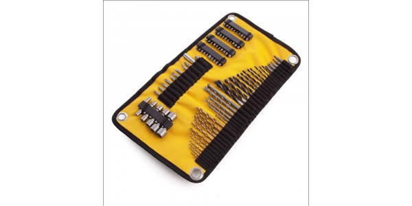 Набор сверл и насадок DeWALT DT7981, 98 шт. в сумке-скрутке