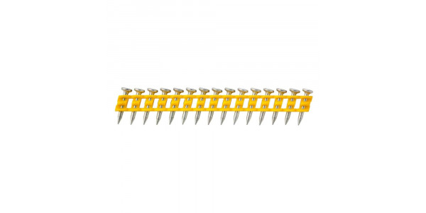 Гвозди DeWALT DCN8901015, для DCN890 по бетону, (Желтые) 2.6 x 15, оцинкованные, 1005 шт./пачка