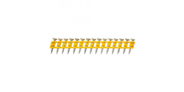 Гвозди DeWALT DCN8901020, для DCN890 по бетону, (Желтые) 2.6 x 20, оцинкованные, 1005 шт./пачка