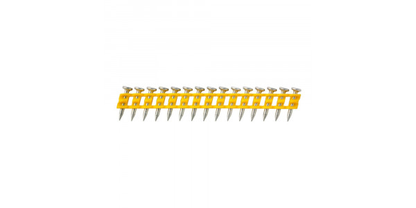 Гвозди DeWALT DCN8901025, для DCN890 по бетону, (Желтые) 2.6 x 25, оцинкованные, 1005 шт./пачка