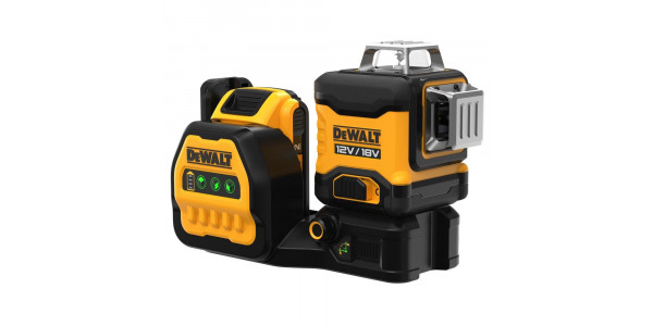 Самовыравнивающийся линейный ЗЕЛЕНЫЙ лазерный уровень DeWALT DCE089D1G18