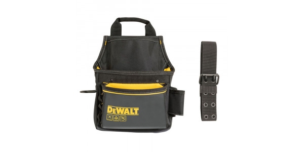 Профессиональная сумка DEWALT для инструмента с поясом и скобой для молотка, DWST40101