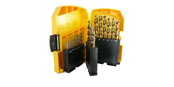 Набор сверл DeWALT EXTREME HSS-G DT7926, по металлу в пластиковом боксе 1-13 мм, 29 шт.