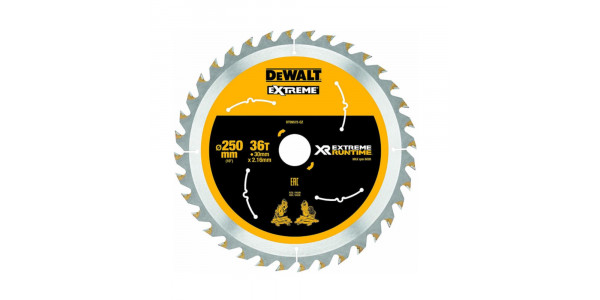 Пильный диск DEWALT DT99572 EXTREME RUNTIME, 250х30 мм