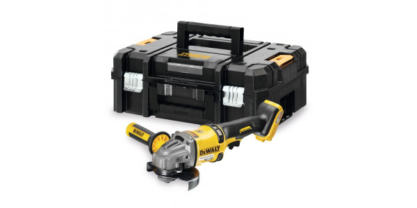 Аккумуляторная угловая шлифмашина DEWALT DCG414NT, 54 В, 125 мм, 9000 об/мин, без АКБ и ЗУ, в кейсе TSTAK (DCG414NT-XJ)