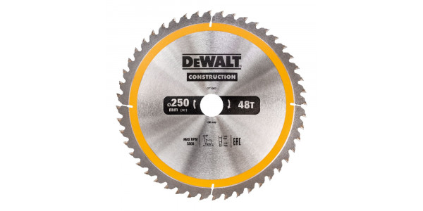 Пильный диск DeWALT CONSTRUCT DT1957, 250/30 мм.