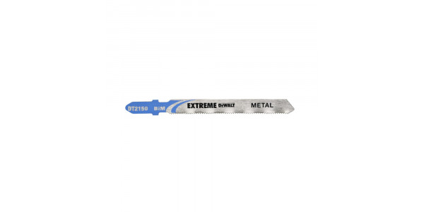 Пилка для лобзика DeWALT EXTREME DT2150, по металлу, BiM, 86 x 61 x 1 x 3 мм, T118AF, 3 шт.