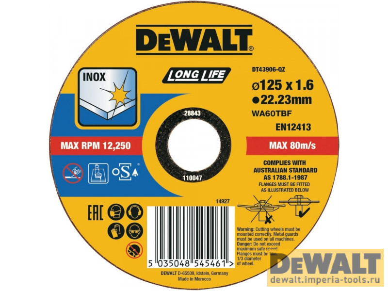 DT43906-QZ  в фирменном магазине DeWALT