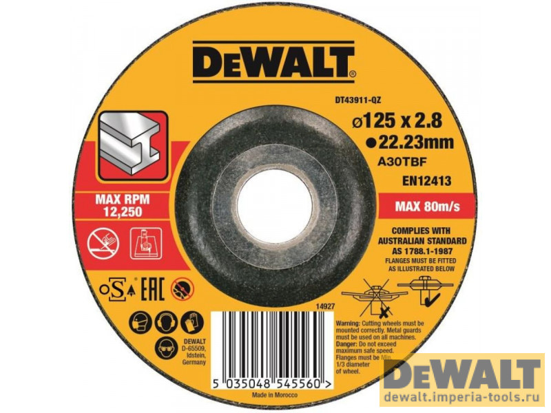 DT43911-QZ  в фирменном магазине DeWALT