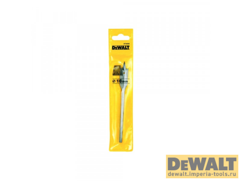 Сверло перьевое по дереву DeWALT DT4816, 16x150 мм Сверло перьевое по дереву DeWALT DT4816, 16x150 мм