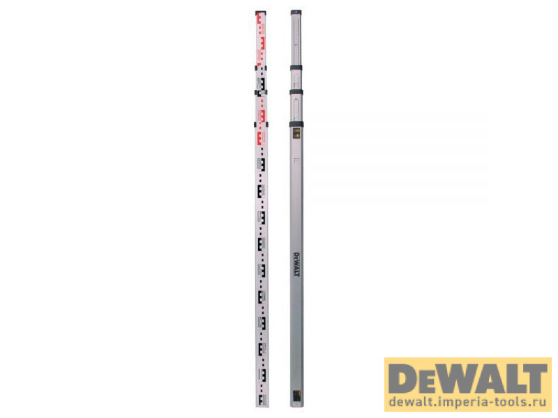 Алюминиевая строительная линейка 1.2 - 4м DeWALT DE0734