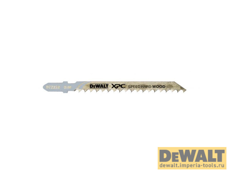 Пилка для лобзика DEWALT EXTREME PRECISION CUT DT2220, по дереву биметаллическая, BiM, 100 x 75 x 4.0 x 60 мм, T144DF, 3 шт.