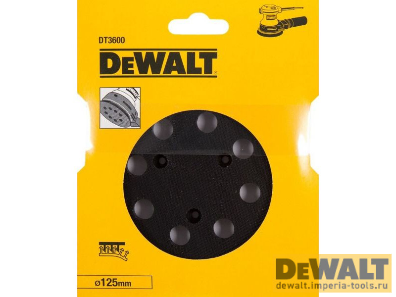 Шлифовальная пластина для D26453 и DW423 DeWALT DT3600