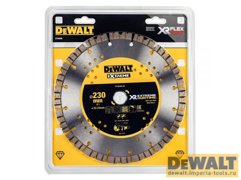Алмазный диск отрезной DeWALT DT40260
