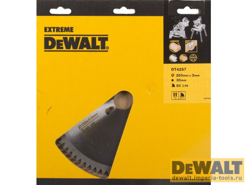 Пильный диск DeWALT EXTREME WORKSHOP DT4287