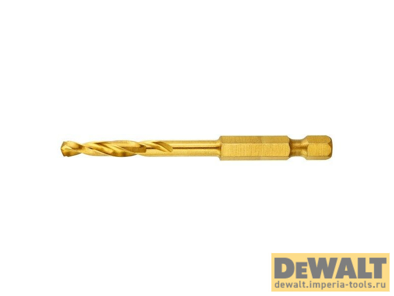 Сверло DeWALT DT50005 по металлу Impact TITANIUM Drill Bit 4.5 мм
