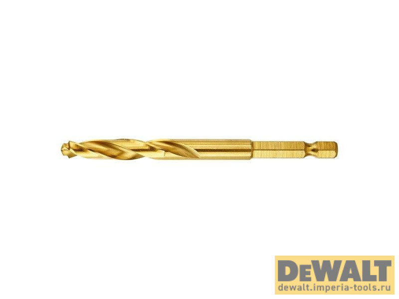 Сверло DeWALT DT50016 по металлу Impact TITANIUM Drill Bit 10 мм