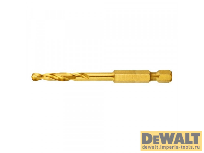 Сверло DeWALT DT50013 по металлу Impact TITANIUM Drill Bit 8 мм Сверло DeWALT DT50013 по металлу Impact TITANIUM Drill Bit 8 мм