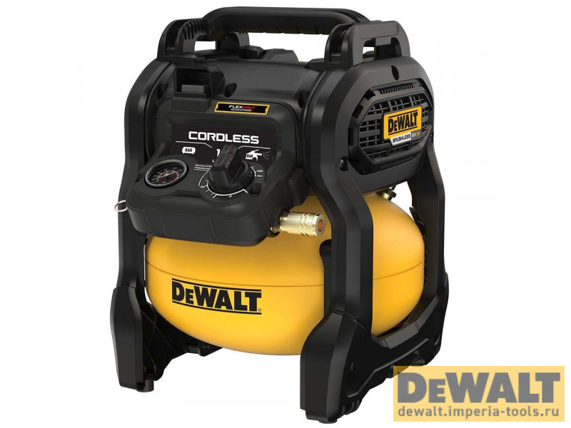 Аккумуляторный компрессор DeWALT, 18 В, 9.7 бар, 10 л, без АКБ и ЗУ, DCC1018N Аккумуляторный компрессор DeWALT, 18 В, 9.7 бар, 10 л, без АКБ и ЗУ, DCC1018N