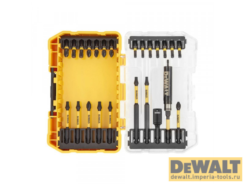 Набор бит и насадок FLEXTORQ DeWALT DT70744T, 25шт Набор бит и насадок FLEXTORQ DeWALT DT70744T, 25шт