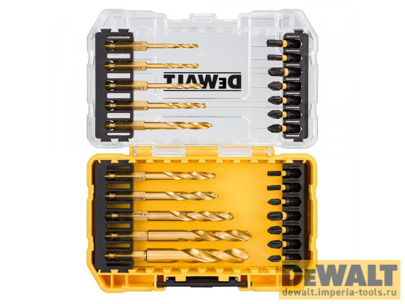 Набор сверл и бит (24 шт.) FLEXTORQ DeWALT DT70748T