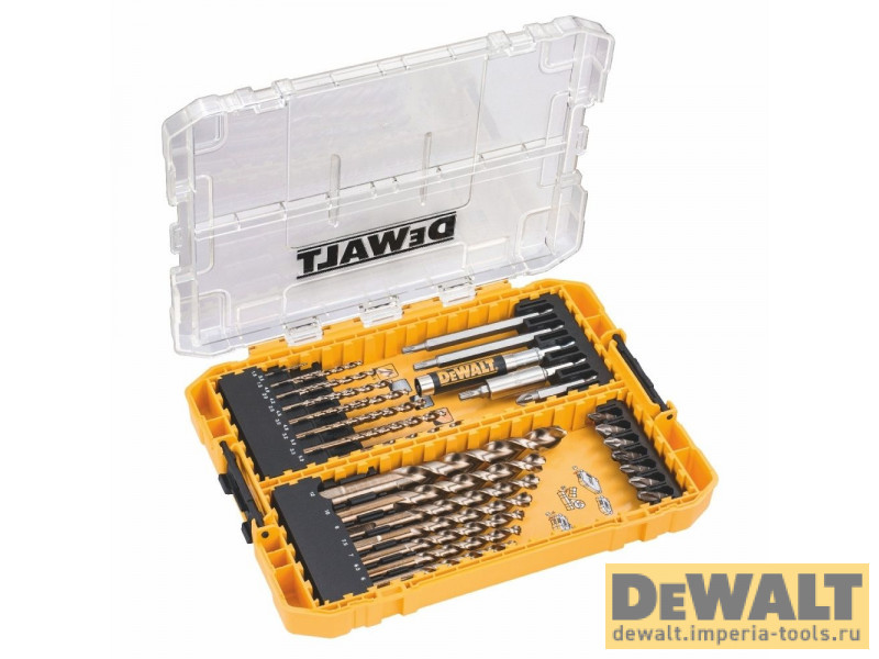 Набор сверл и бит DeWALT DT70756, ToughCase+ 36 предметов Набор сверл и бит DeWALT DT70756, ToughCase+ 36 предметов