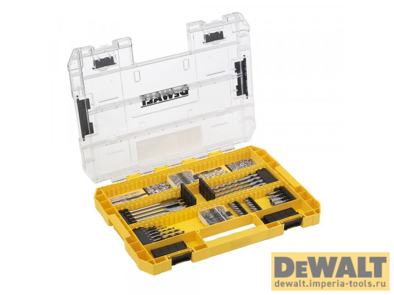 Набор ToughCase+ (85 шт.) DeWALT DT70762 с органайзером TSTAK