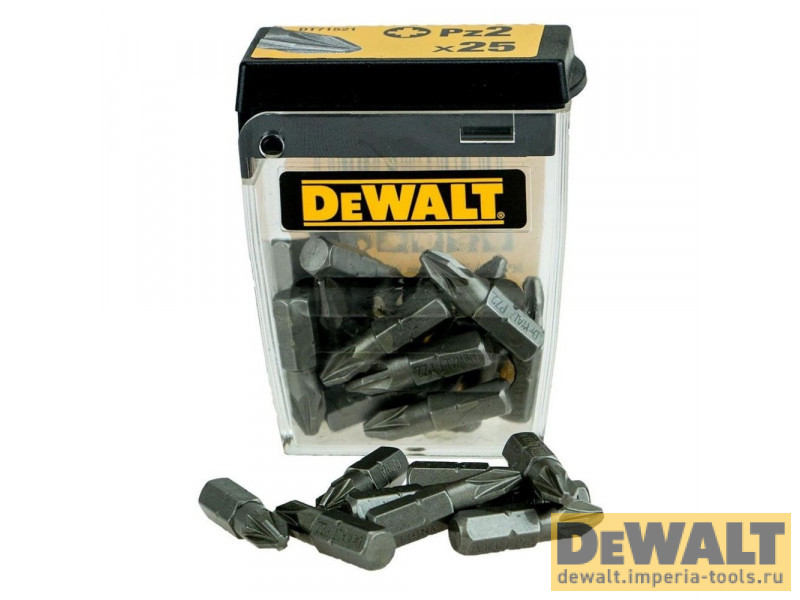Набор бит DeWALT DT71521, PZ2 x 25 мм, 25 шт. Набор бит DeWALT DT71521, PZ2 x 25 мм, 25 шт.