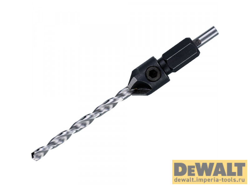 Пилотное сверло с зенкером DeWALT DT7607, для шурупов толщиной 6 мм, Flip&Drive Пилотное сверло с зенкером DeWALT DT7607, для шурупов толщиной 6 мм, Flip&Drive