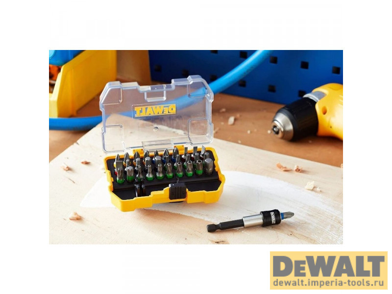 Набор бит DeWALT DT7969, HIGH PERFORMANCE, 25 мм, 32 предмета Набор бит DeWALT DT7969, HIGH PERFORMANCE, 25 мм, 32 предмета