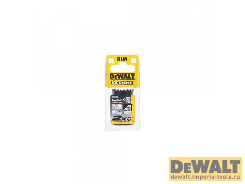 Коронка биметаллическая DeWALT DT8132L, COBALT 8%, M42 32 x 37 мм