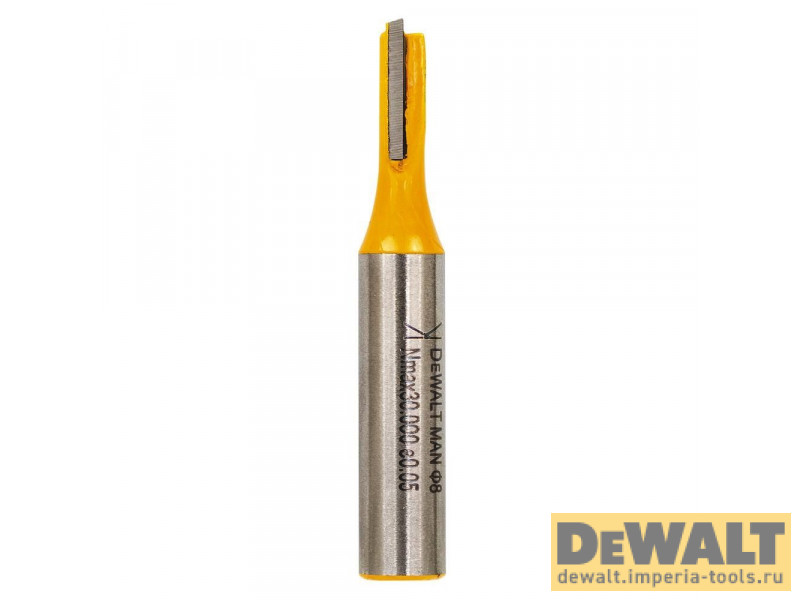 Фреза пазовая DeWALT DT90001 Z1 HM 8мм, d5мм, рабочая длина 12/общая длина 50 мм Фреза пазовая DeWALT DT90001 Z1 HM 8мм, d5мм, рабочая длина 12/общая длина 50 мм