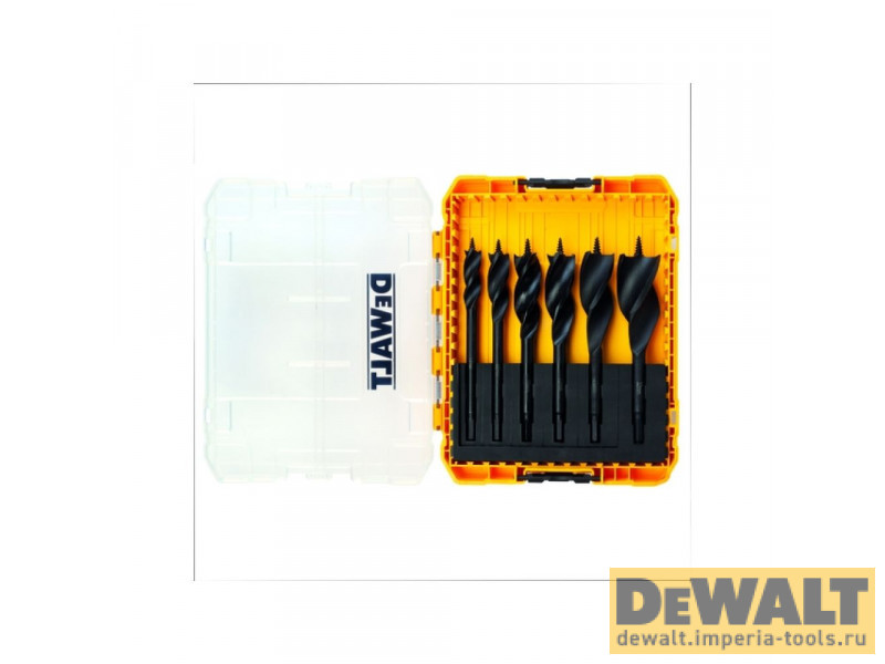 Набор сверл по дереву DeWALT Extreme Impact DT90238, 6 шт. 152 мм